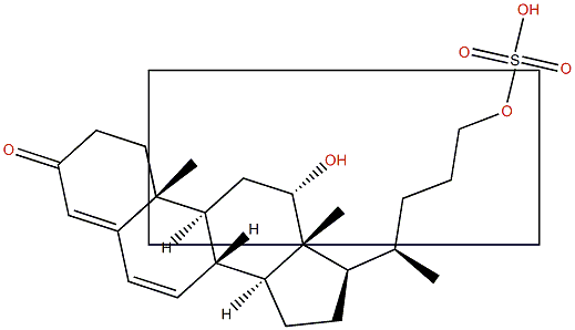 3-Keto-12a-hydroxy-4,6-cholandiene-24-sulfate